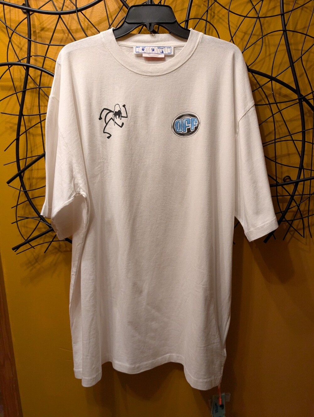 Off-White White Oversized Graphic T-Shirt – New With Tags
